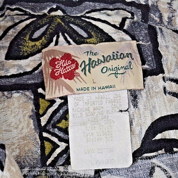 Hilo Hattie Hawaiian Shirt SS L USA Sea Turtles/Sa - Picture 6 of 6